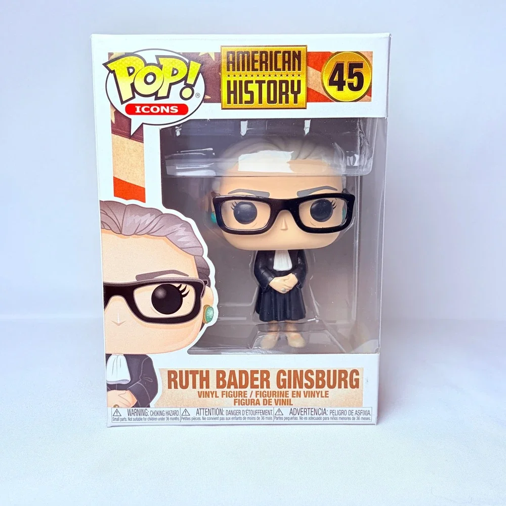 Funko Pop Ruth Bader Ginsburg 45 Black American History RBG Figure